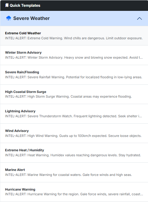 Don't Type During a Crisis. Use Templates.